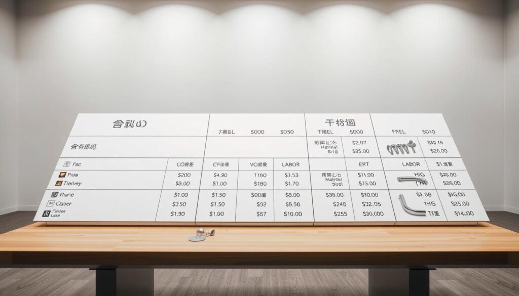 系統家具價格構成分析